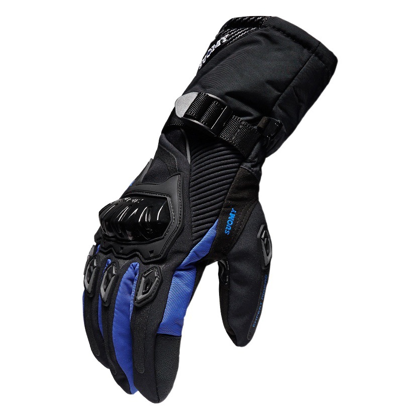 Winter Motorcycle Gloves Waterproof Warm Four Seasons Riding Motorcycle Knight Anti-fall Off-road Thickened Long Gloves for Men