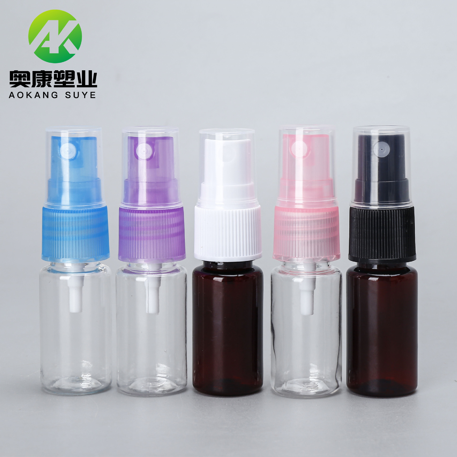 Manufacturer's Spot 15ml Spray Bottle Plastic Pet Transparent Alcohol Cosmetic Spray Bottle 15ml Small Spray Bottle