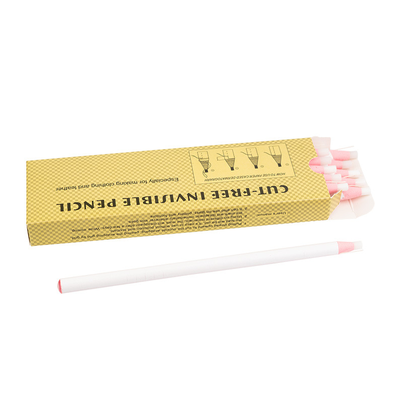 Picture of Uk No-Sharpen Invisible Marking Pen Air-Erasable White Pen Hand-Tearable Crayon Shoe-Making Clothing Leather Cutting Point Pen