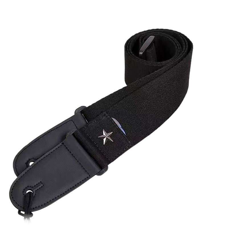Guitar Straps, Cotton Straps with Anti-Shedding Washers + 3 Standard Picks + Piano Headbands