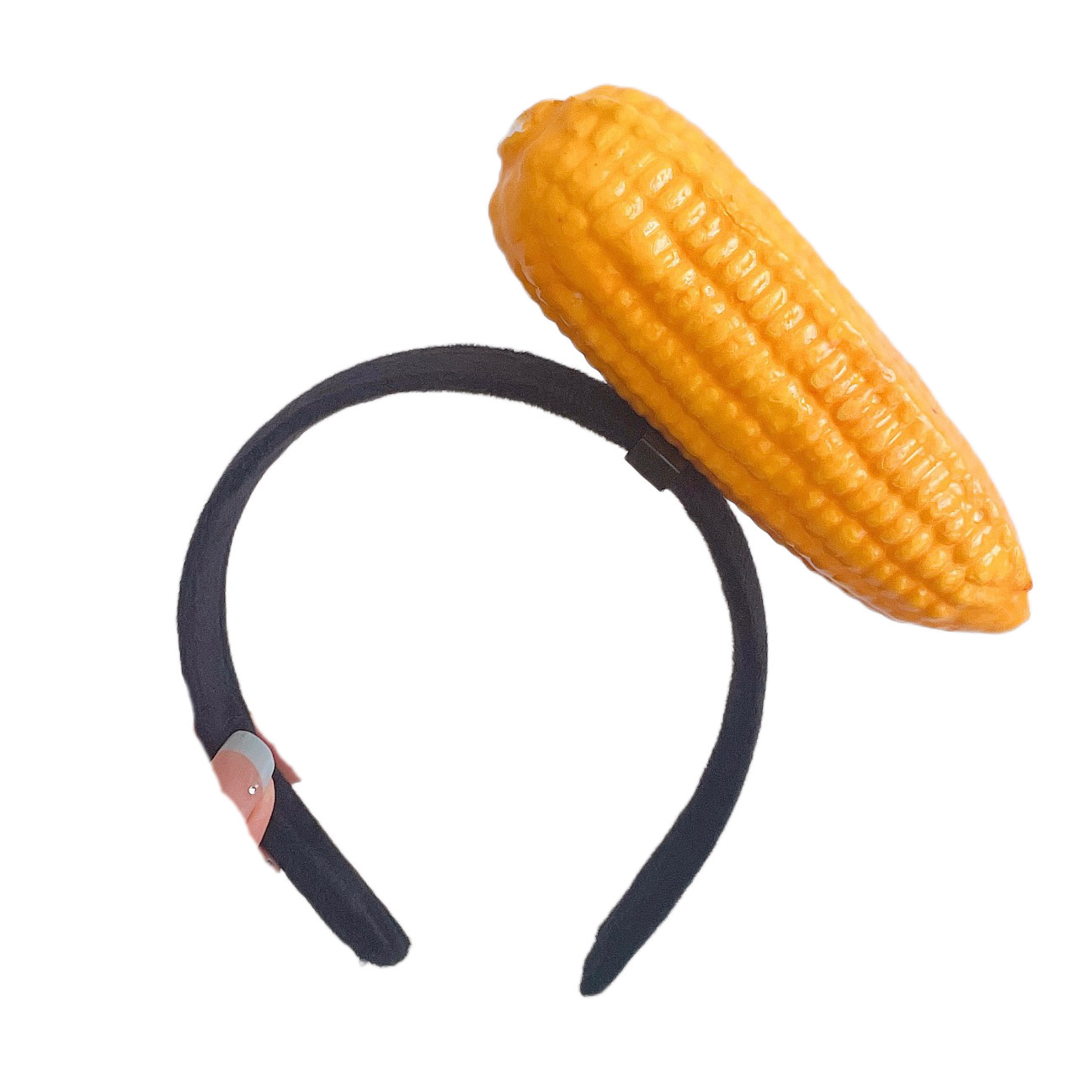 Picture of Haiyue Jewelry Three-dimensional Vegetable Hairband Creative Original Personality Funny Radish Pepper Eggplant Green Vegetable Headband Women's Hair