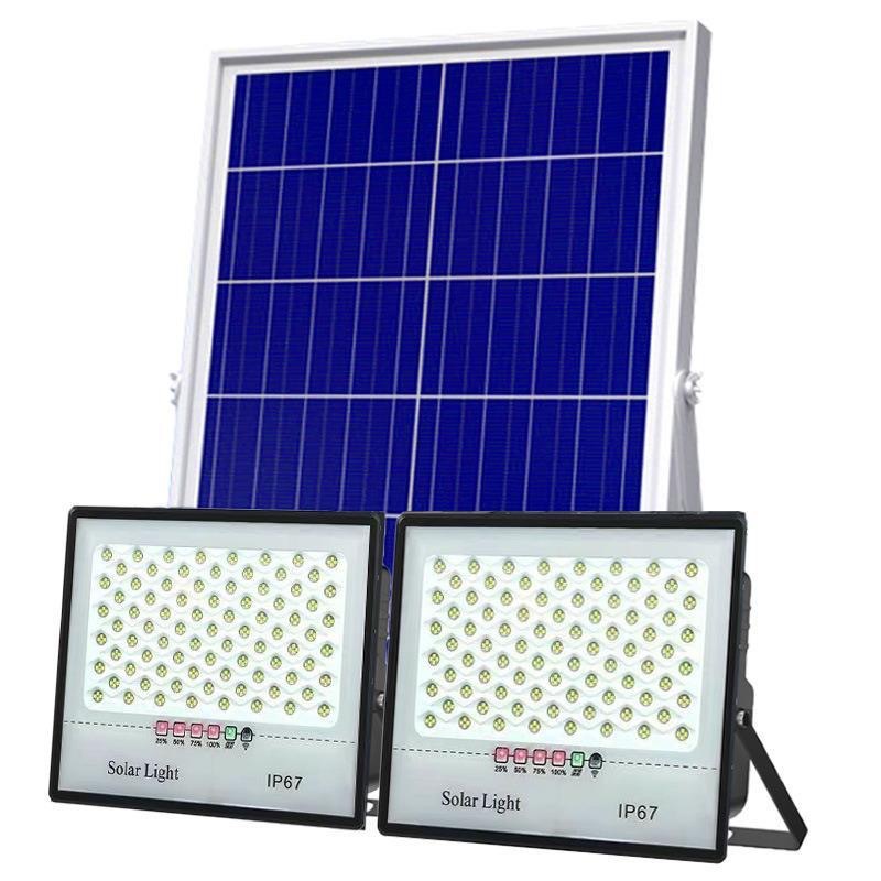 Picture of One-to-two solar lights outdoor garden lights rural household lighting lights projection lights dark automatic lighting street lights