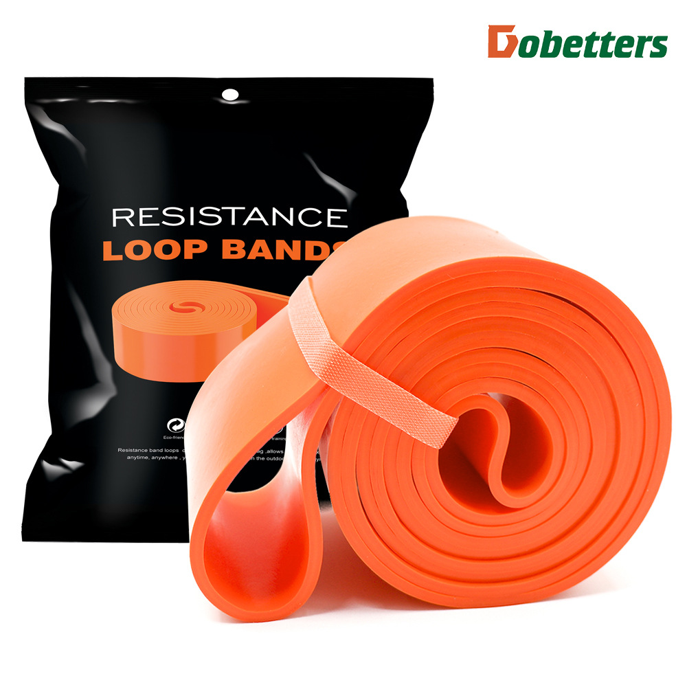Picture of Fitness elastic ring wide skin ring squat thick ring pull-up training tension ring weight-bearing resistance band