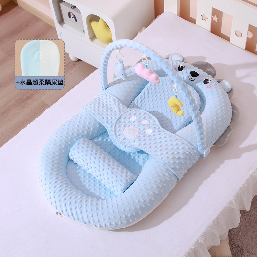 Picture of Bed-in-bed baby newborn baby anti-startling soothing bed slope sleeping mat bionic landing wake up to coax sleep artifact