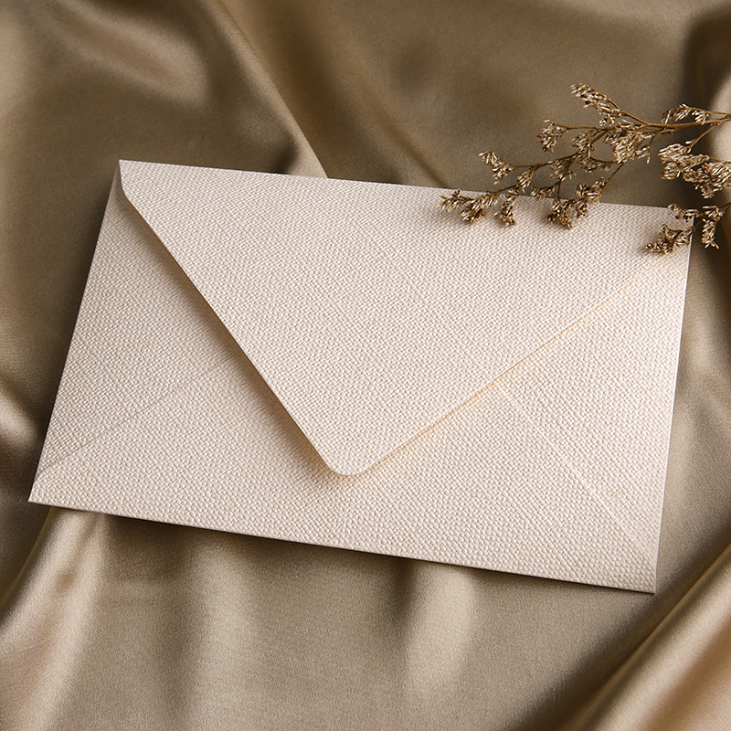 Picture of Linen Envelope Letter Paper Set Retro Love Letter Chinese Style Cowhide Special Paper Invitation Postcard Fire Paint Envelope