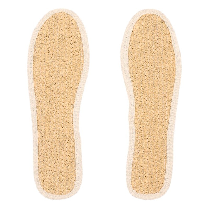 Luffa Insoles Deodorant and Sweat Absorbing Breathable Four Seasons Universal Insoles for Boys and Girls Sports Comfortable Military Training Insoles