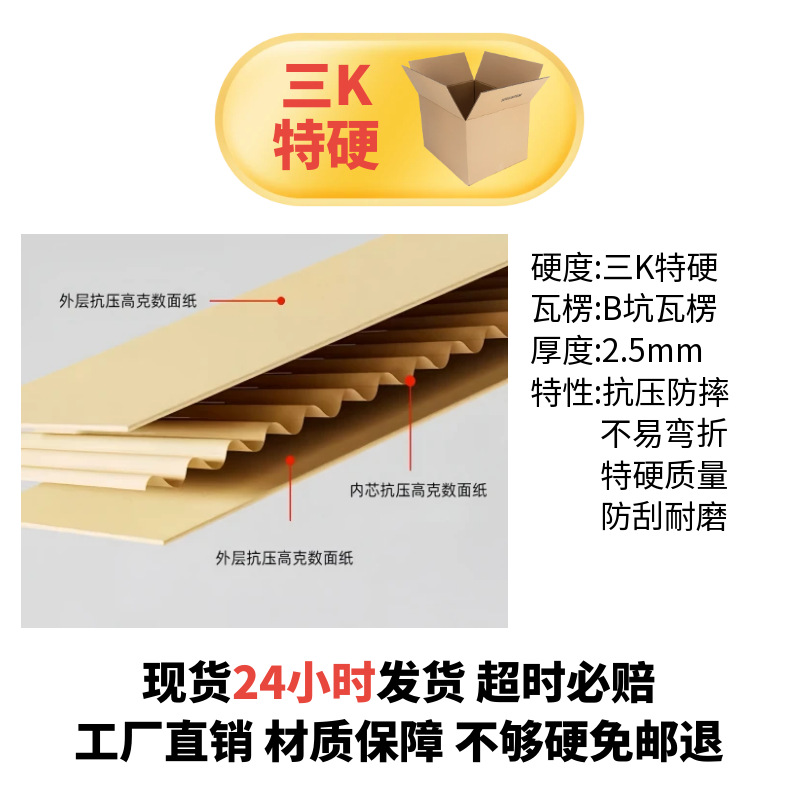 Picture of 4.5 Express packing box moving carton packing finishing box Taobao carton carton wholesale