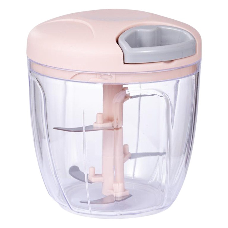 Multi-functional hand-pulled meat grinder household vegetable chopper kitchen dumpling stuffing meat chopper round garlic chopper