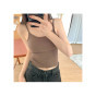 Picture of Spice Girls Sleeveless Waistcoat Short Outer Wear American White Design Sense Top Sling Inner Black Summer Women