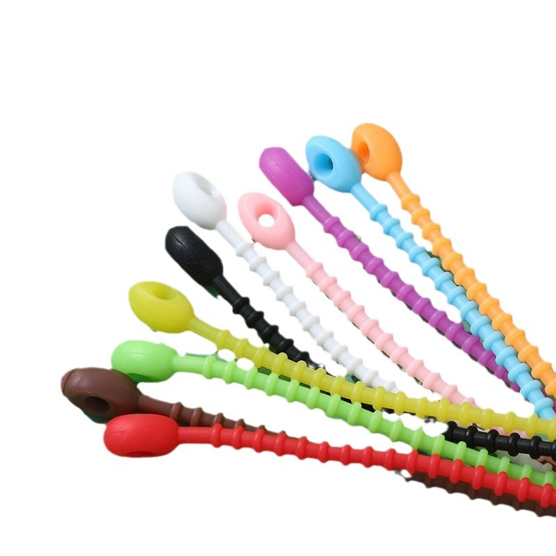 Picture of Nylon Cable Tie Silicone Cable Tie DIY Keychain Jewelry Bag Blind Box Pendant Strap Data Lanyard Winch