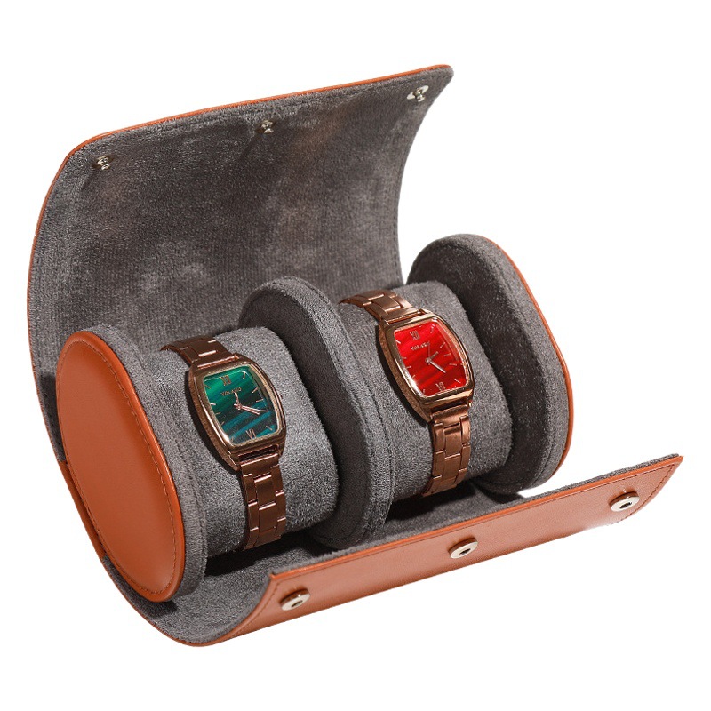 Portable 1-bit 2-bit 3-bit Watch Box Leather Watch Storage Box Famous Watch Mechanical Watch Wrist Watch Packaging Box