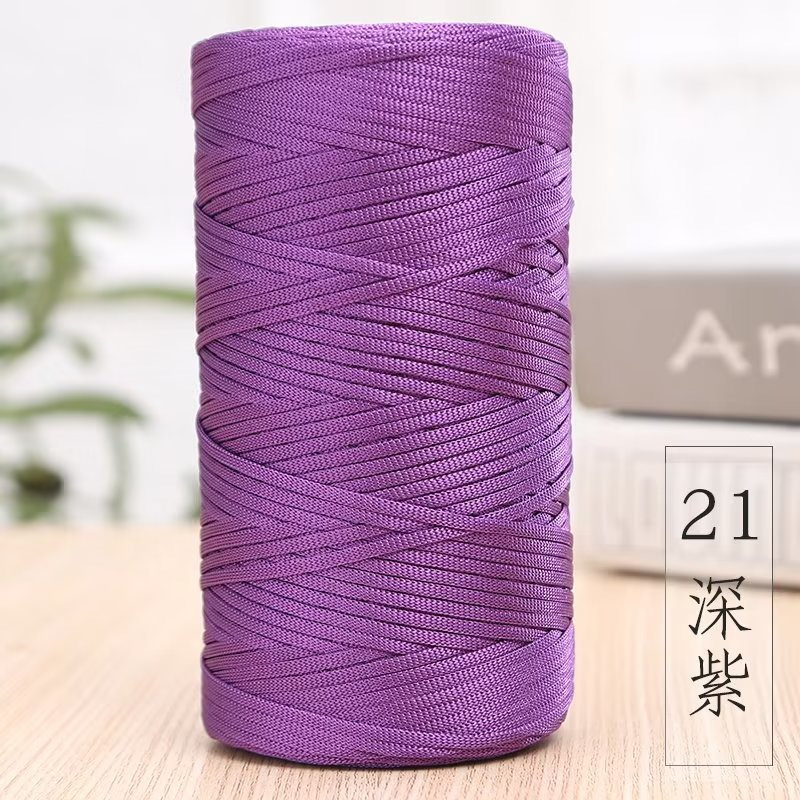 Picture of Spring and Summer peony hand bag crocheted material package ice hemp thread