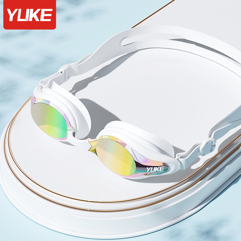 Picture of Swimming goggles women HD waterproof anti-fog myopia Degree Men's professional swimming glasses diving equipment wholesale