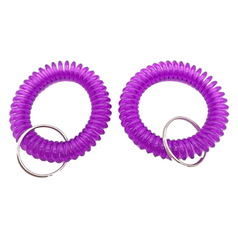 Factory specializes in producing plastic spring hand ring bathroom swimming pool special storage hand ring transparent solid color in stock