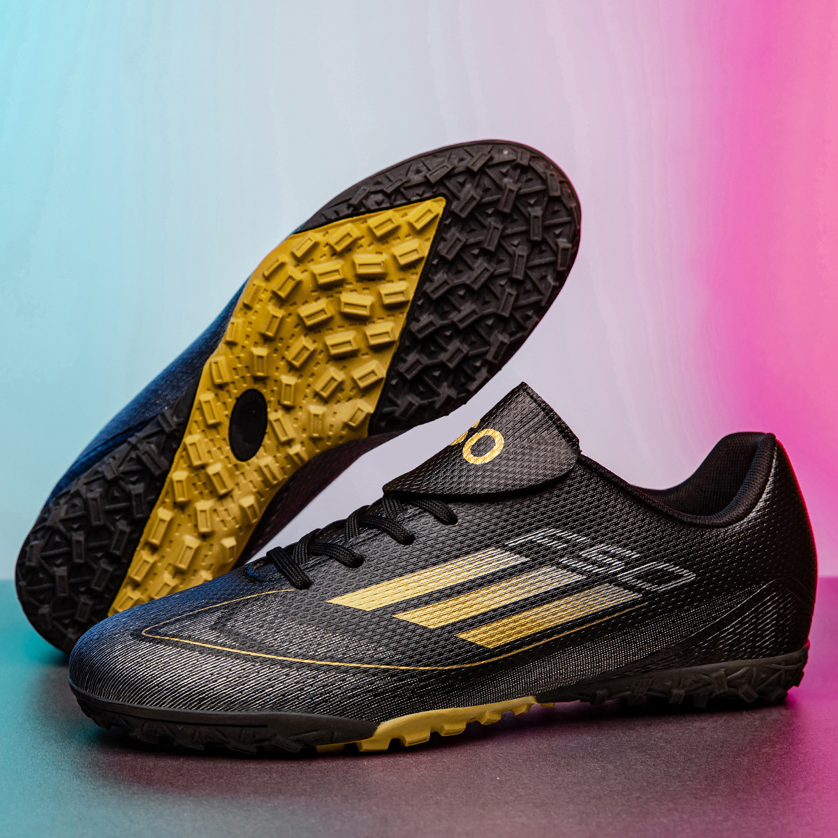 Cross-Border Low-Top Kidsren's Football Shoes Tf Broken Spikes Ag Long Spikes Artificial Turf Sports Shoes Youth Student Training Shoes