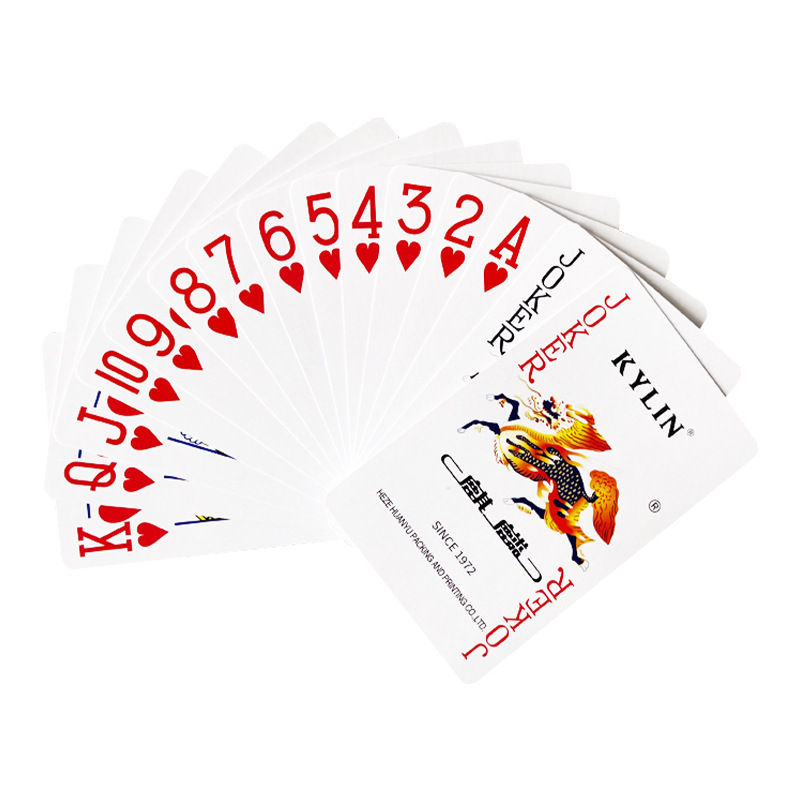 Picture of Egg Poker Double-sided Cloth Poker Competition Special German Black Core Poker Cards Egg Poker