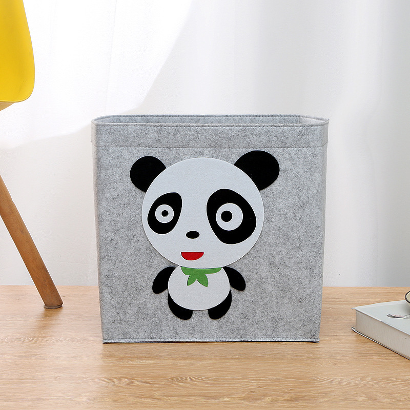 Picture of Felt Bag Cartoon Storage Basket Kidsren's Toy Dirty Clothes Storage Box Handbag Large Capacity Dirty Clothes Storage Essential