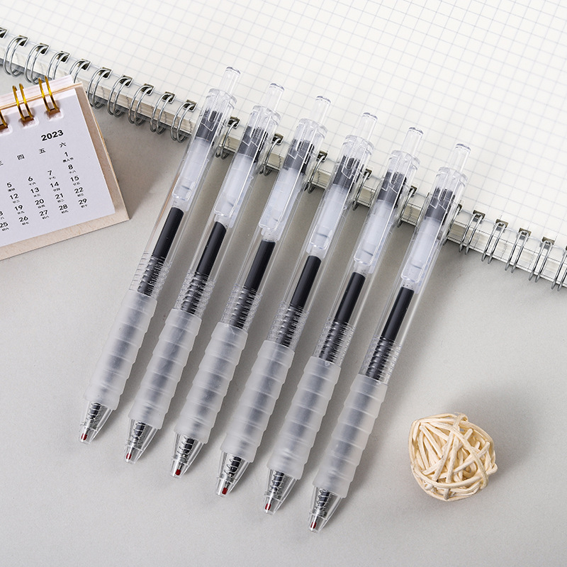 107 cloud grip brush title artifact ST double bead Spring Head quick dry Pen press pen neutral brush title pen jump pen