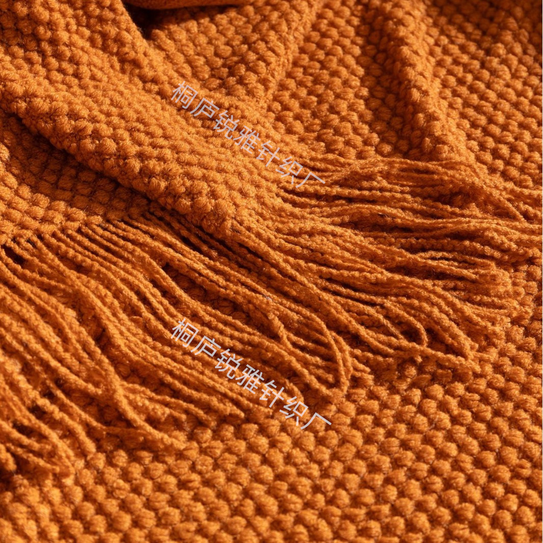 Picture of Cross-Border Simple Style B&B Decorative Blanket Air-Conditioning Blanket Nap Blanket Blanket Sofa Blanket Sofa Blanket High-End