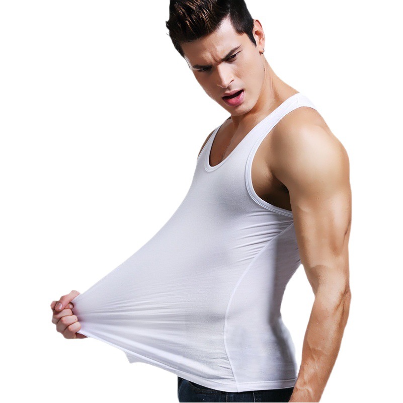 Men's Underwear Thin Sweat Vest Summer Sports Top Hurdle Tight Fitness Stretch Breathable Sleeveless Base Shirt