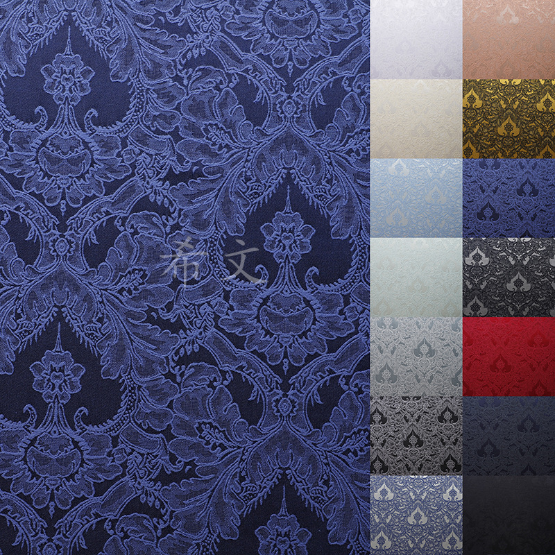 Picture of Three-Dimensional Relief Jacquard Fabric Spring Soft Classical Jacquard Micro-Elastic Cotton Fabric Chinese Suit Han Dynasty Clothing Fabric