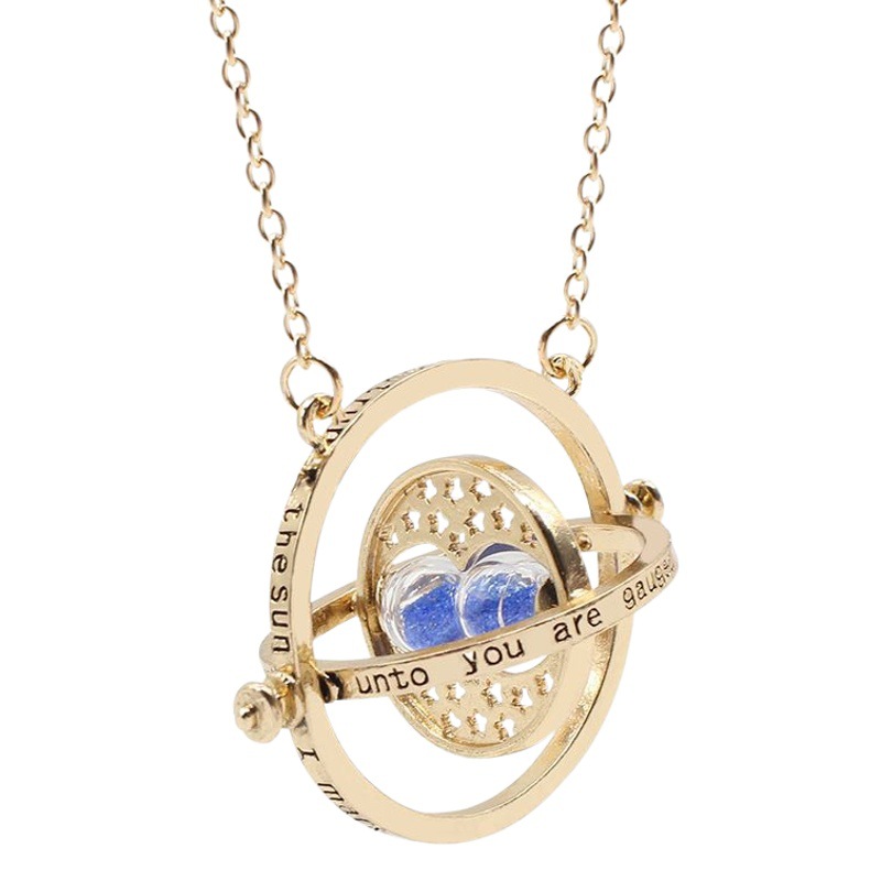 Europe and the United States cross-border best selling Harry Potter time and time converter with hourglass necklace sweater chain wholesale
