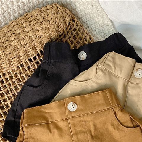 Picture of Children's Shorts, Summer Shorts for Boys and Girls, Korean Style Bud Pants, Baby Versatile Loose Wide-Leg Pants, Casual Pants for Outer Wear