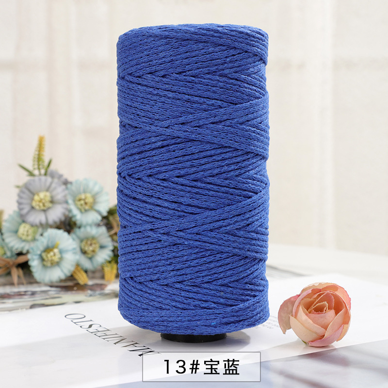 Picture of Explosions 2mm round strand hollow yarn European-style hook bag hollow Diy thread color multi-hand crochet collocation