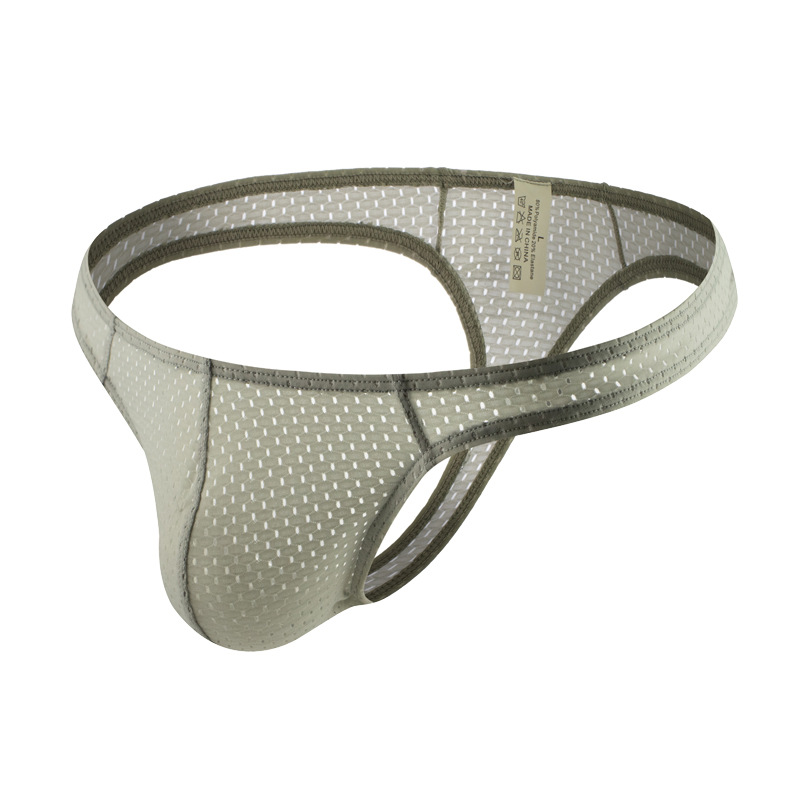 Picture of Men's thong breathable low waist sexy mesh men's underwear wholesale