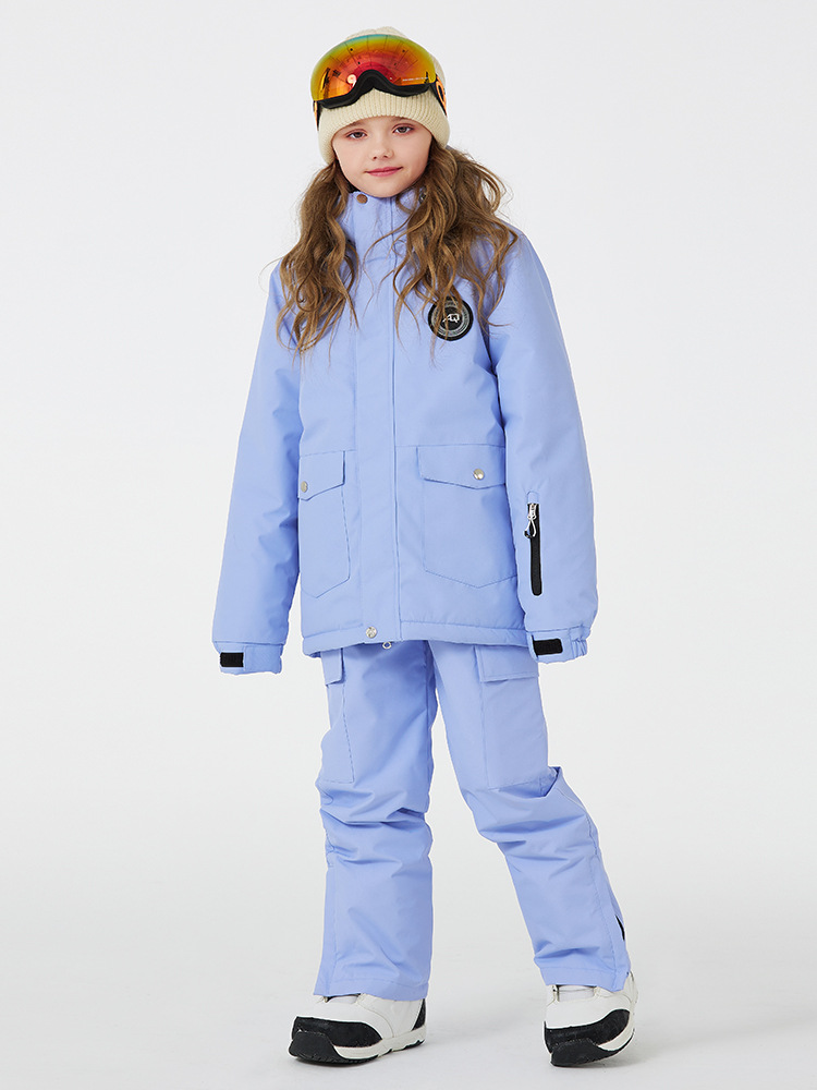 Picture of New Children's Ski Suit suit Boys and Girls Winter Outdoor Waterproof Warm Thickened Children's Ski Suit