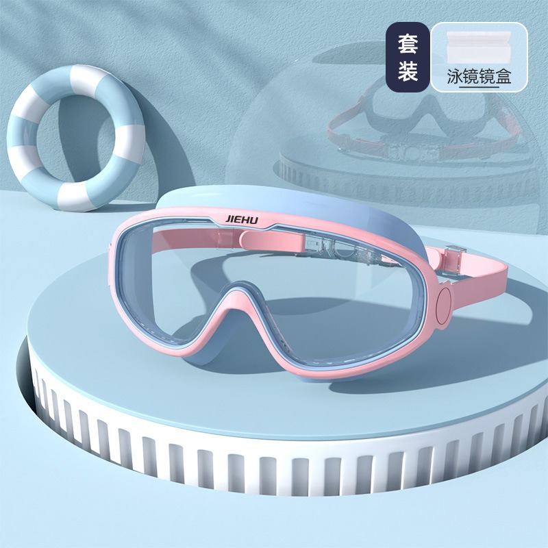 Picture of Swimming Goggles Anti-fog Myopia Swimming Goggles Waterproof Anti-fog HD Swimming Goggles Large Frame Swimming Goggles Swimming Equipment Adult Swimming Goggles