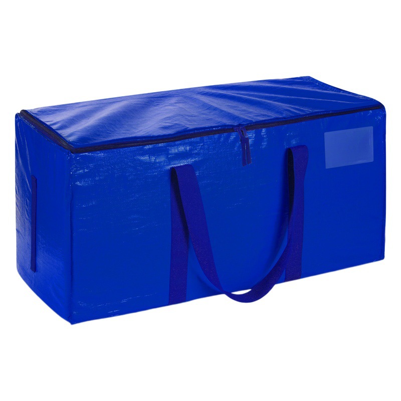 Amazon cross-border spot moving bag woven bag PP waterproof finishing storage bag large capacity moving bag thickened