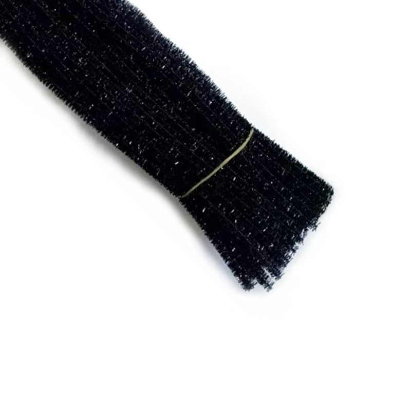 Picture of Encrypted glitter hair root strips, colorful glitter twisting sticks, bouquet handmade DIY material kit, children's handmade craft