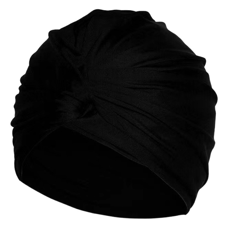 Factory wholesale pleated swimming cap with enlarged head circumference and long hair ear protection swimming hot spring women's twisted flower swimming cap selling well