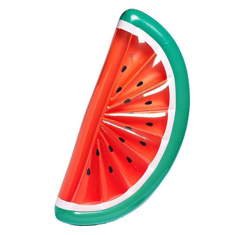 Picture of New Watermelon Floating Row Transparent Semicircle Inflatable Floating Bed Wholesale Water Adult Swimming Ring Water Inflatable Lounger