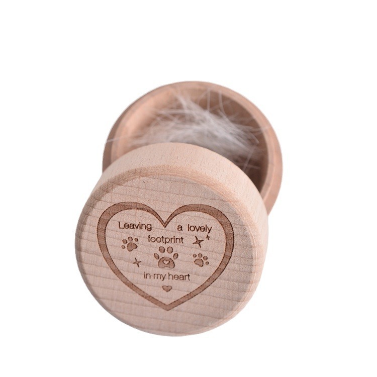 Picture of Cross-Border Wooden Children's Deciduous Tooth Box, Fetal Hair Storage, Tooth Box, Commemorative Collection Box, Tooth Storage Box