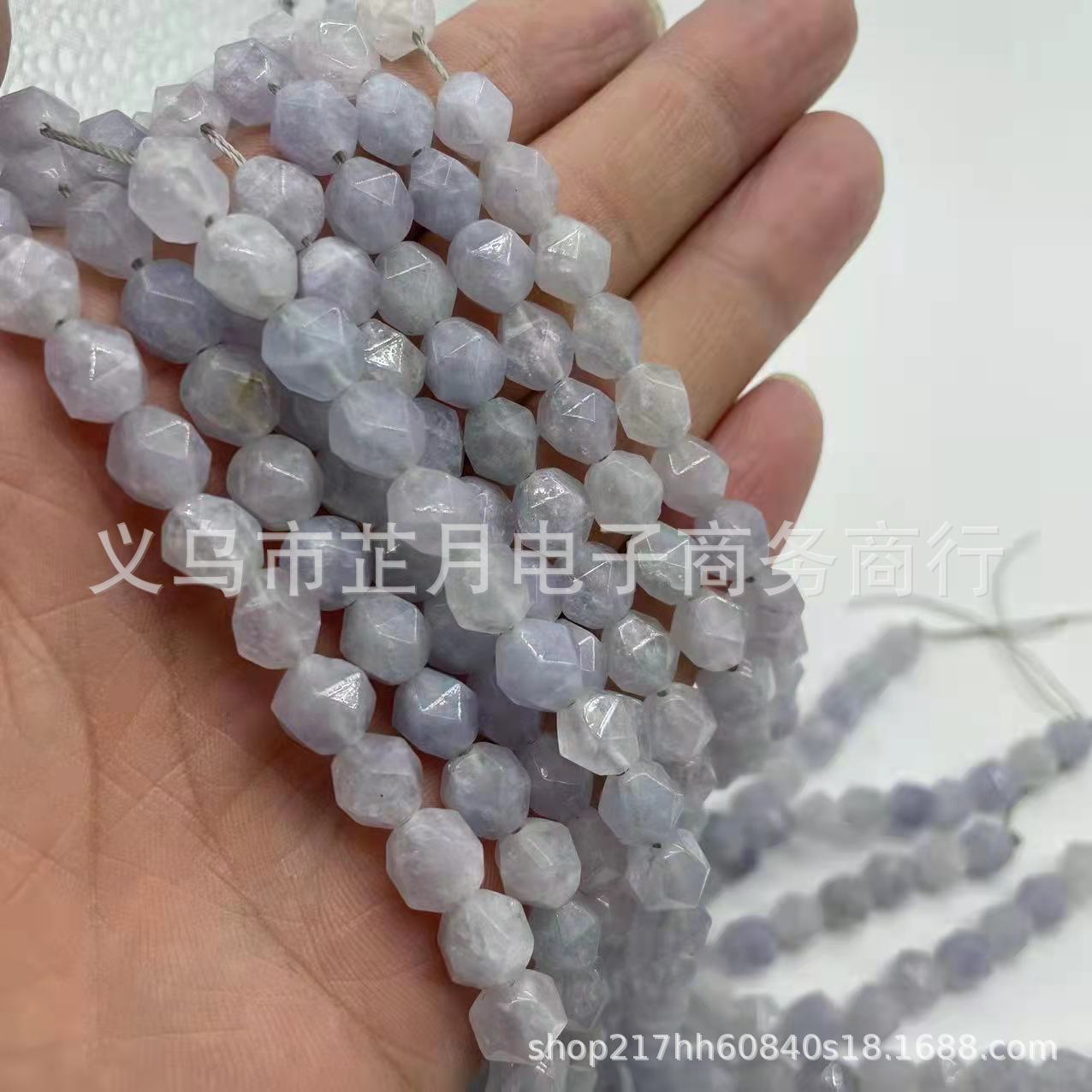 Picture of Factory direct new variety of natural stone diamond cut diy handmade loose beads bracelet jewelry accessories materials