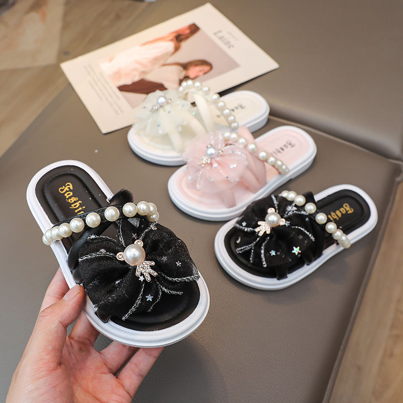 Picture of Girls Slippers Summer 2025 New Style Indoor and Outdoor Wear Non-Slip Soft Sole Wear-Resistant Cute Princess Style Slippers
