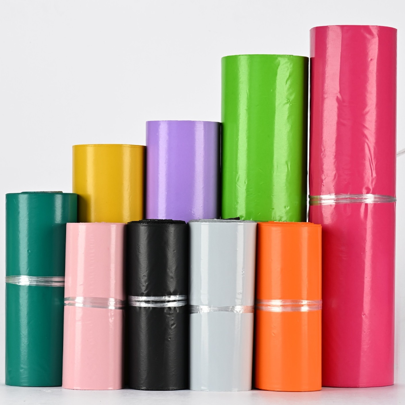 in stock Color New Material Express Bag Thickened Large Volume Packaging Bag Logistics Clothing Packing Bag Express Package
