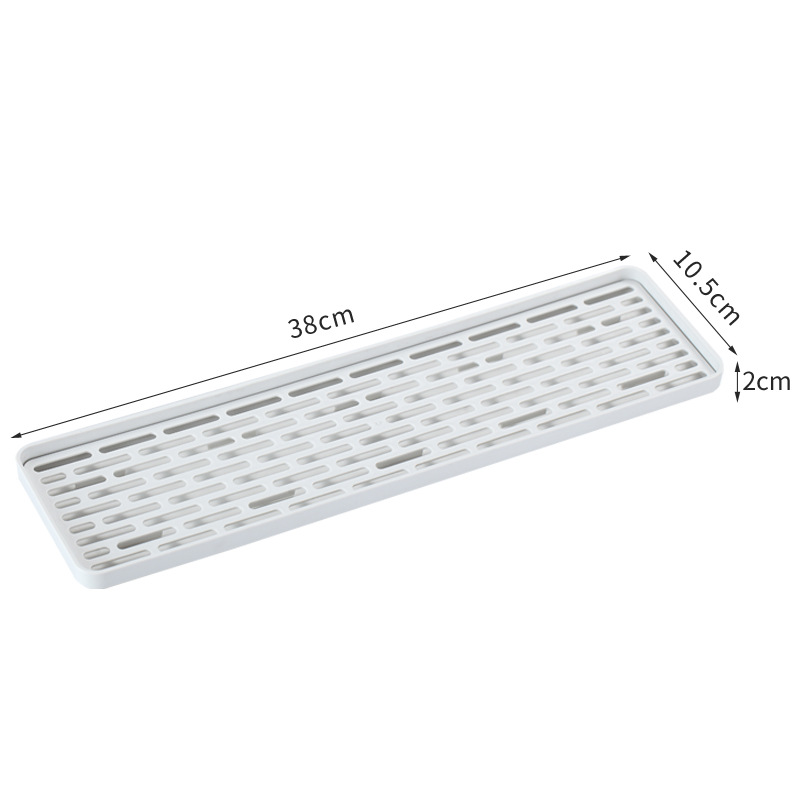 Picture of Creative Household Cup Drain Plate Double-layer Kitchen Fruit Plate Water Filter Tray Living Room Plastic Tea Cup Tea Plate