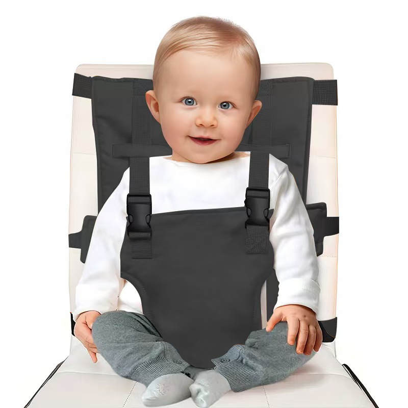 Picture of Baby Dining Chair Safety Belt Portable Kidsren's Universal Fixed Belt Outing Chair Strap Baby Eating Seat Belt