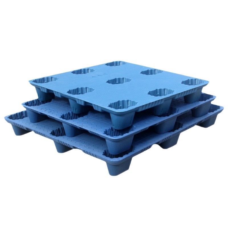 Picture of Plane nine-foot blow molding pallet warehouse moisture-proof pad forklift plastic pallet logistics pallet plastic pallet manufacturers