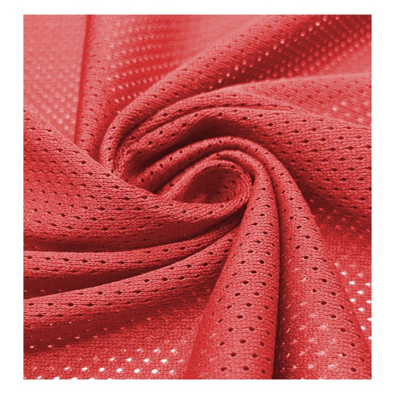 Ready Stock Low-Stretch Starry Sky Sportswear Elastic Fabric Breathable Quick-Drying Small Mesh Lining Polyester Inner Mesh Fabric