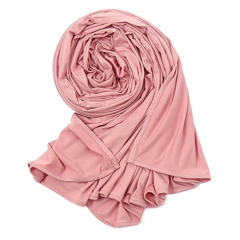Cross-border New Monochrome Large Size Silk Cotton Women Scarf high quality Modal High Quality Long Scarf