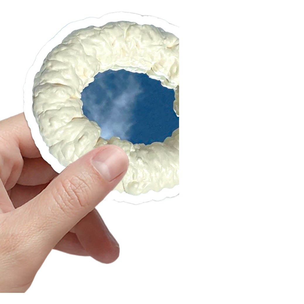 50 ins blue graffiti personality small fresh goo card hand account DIY milk tea cup cup luggage sticker waterproof