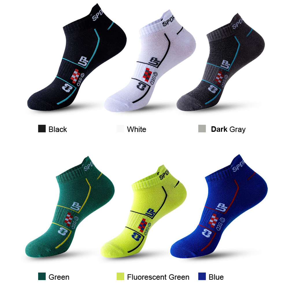 Deodorant Socks Men's Short Socks Summer Thin Running Sports Socks Mesh Sweat-Absorbent Breathable Men's Low-Cut Short Socks
