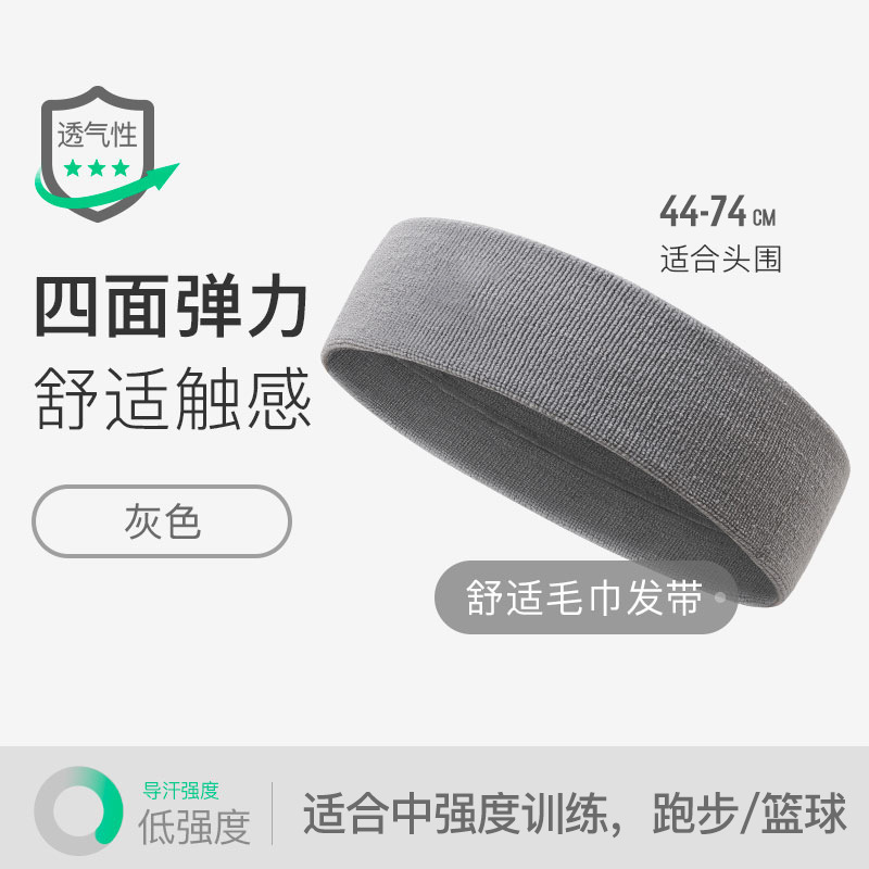 Picture of New Sports Headband for Men and Women Outdoor Running Basketball Fitness Yoga Sweat-Wicking Breathable High-Elastic Hairband Anti-Sweat Band