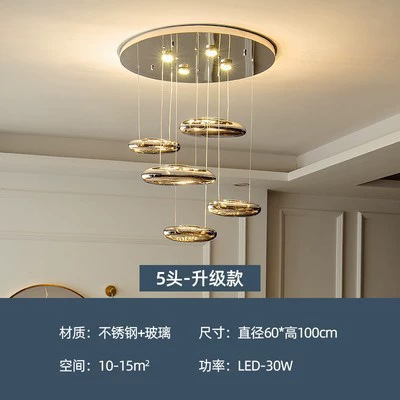 Picture of Nordic Creative Designer Glass Chandelier Advanced Sense Bedroom Restaurant Hotel Homestay Light Luxury Decorative Bar Table Lamp