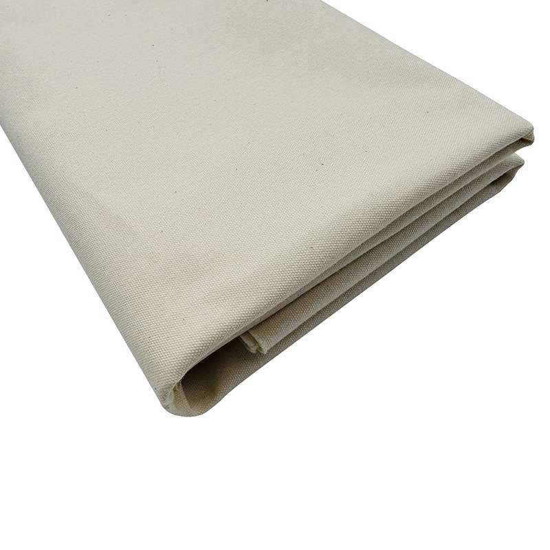 Picture of Cotton Polyester 350g Canvas Natural Color 64*36 Plain Cloth Luggage Tent Fabric Industrial Cloth Cotton Polyester Canvas
