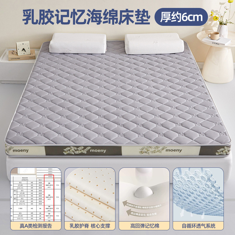 Picture of Latex Mattress Cushion Thickened Memory Foam Tatami Household Mattress Student Dormitory Rental Hotel Soft Mat